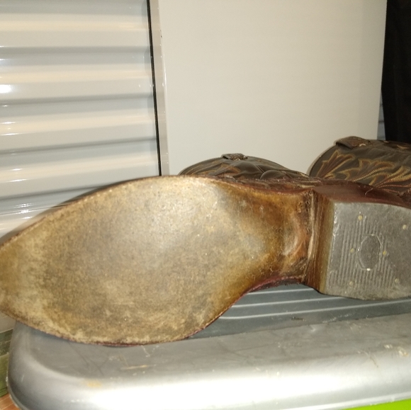 Western Cowboy boots, by Dan Post. Have been resoled and also the heels, - Picture 4 of 8